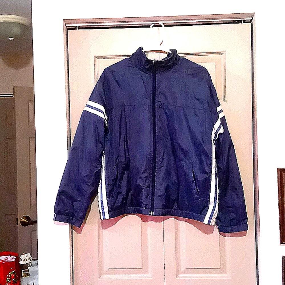 Windbreaker reversible jacket XL Navy blue